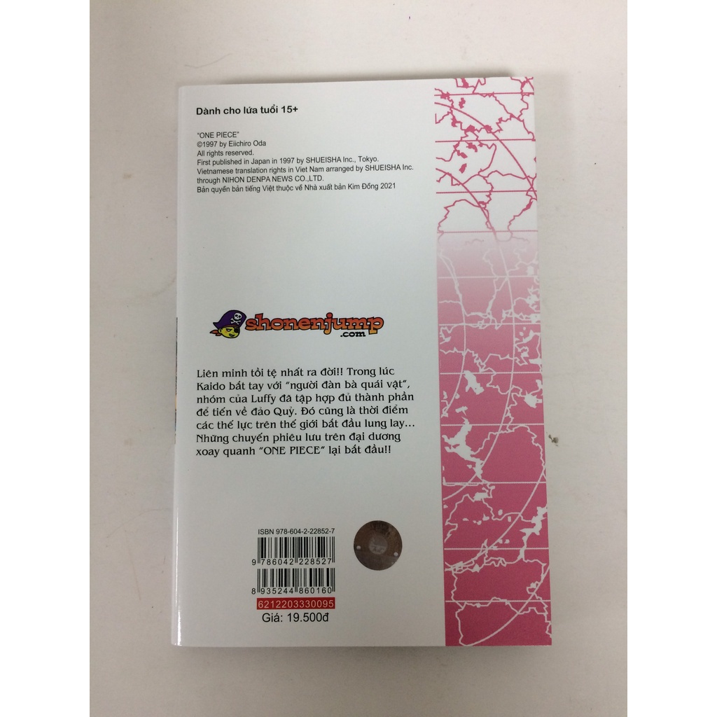 Sách - One piece - Tập 95 (Bìa rời)
