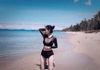 Bikini dài tay lưới