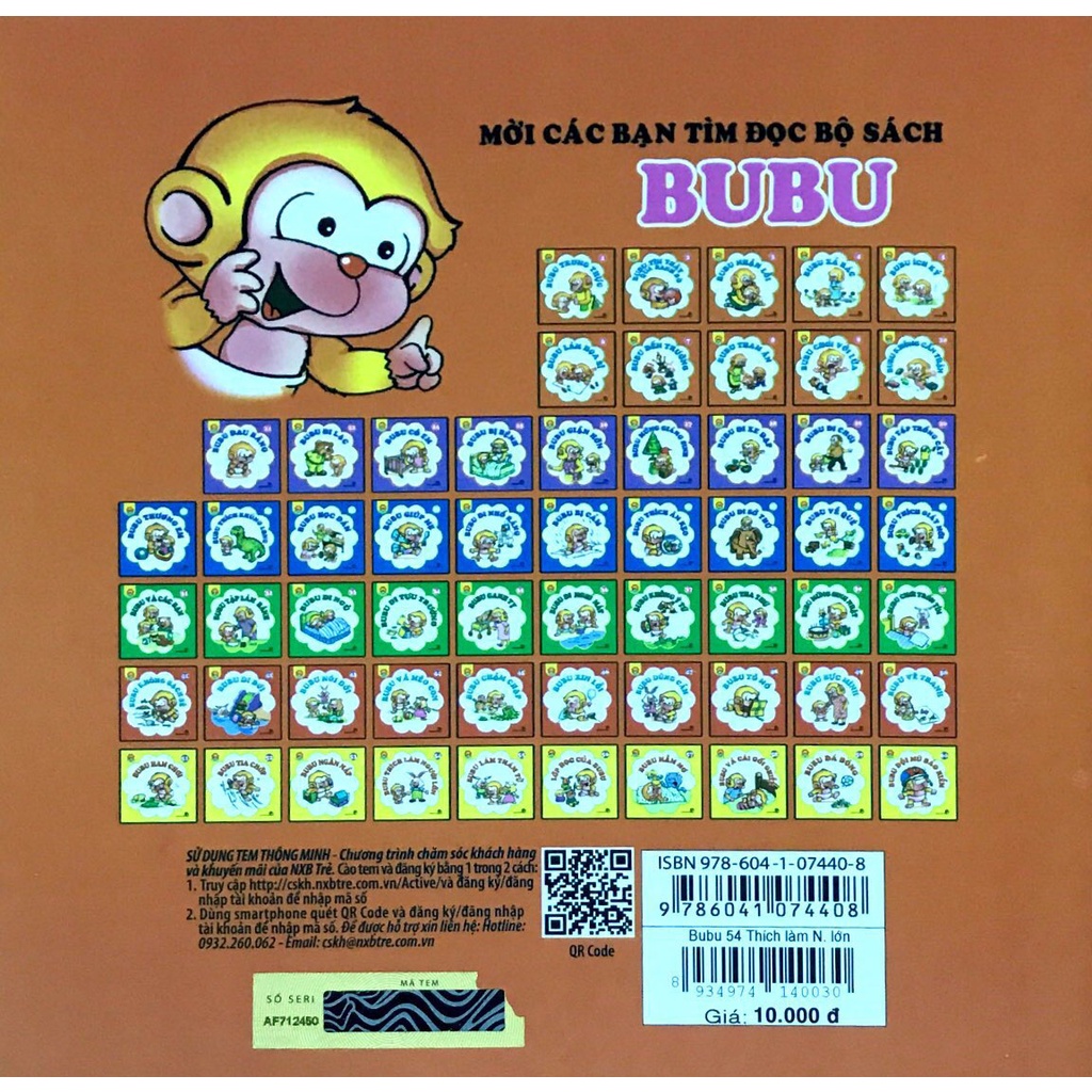 Sách - Bubu Tập 54: Thích Làm Người Lớn