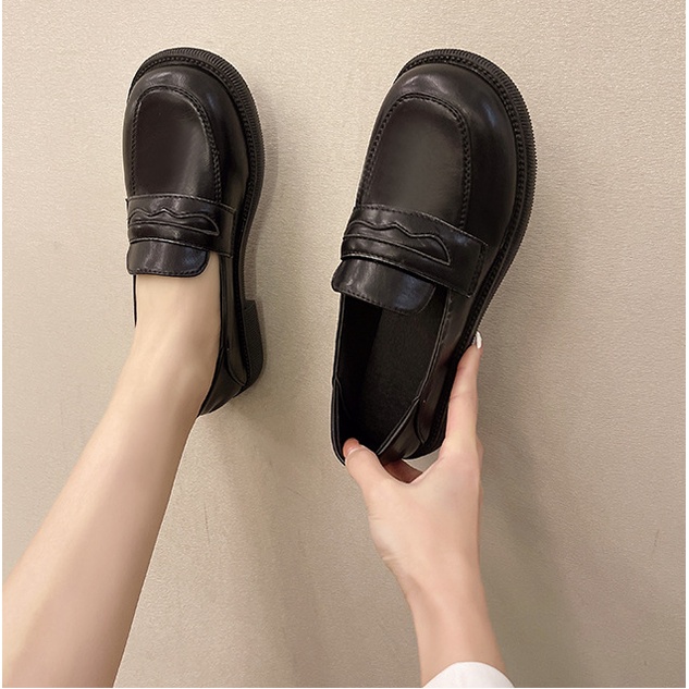 -Giày lười Nhật Bản giày nữ Oxford Japanese high school 2022 N2