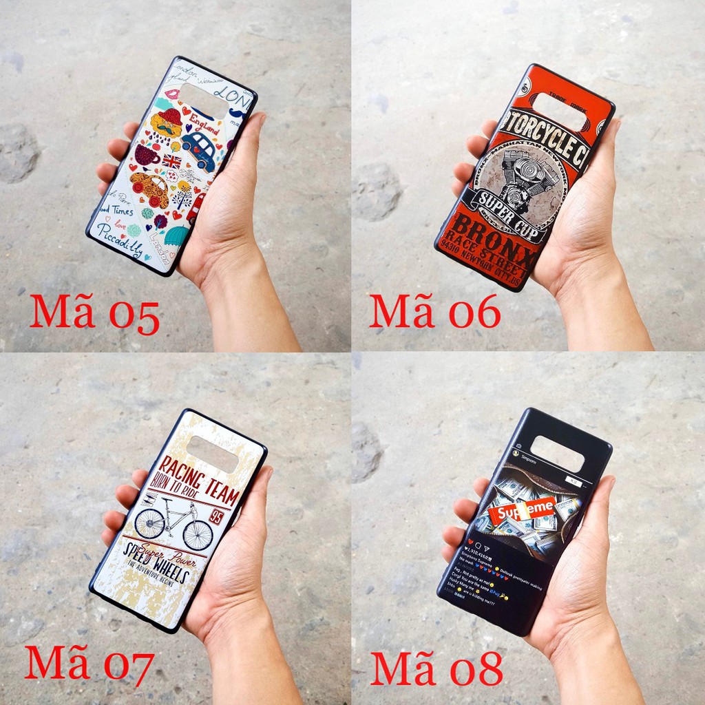 Ốp lưng cao cấp in hình 4D Samsung S8/ S8 Plus/S9 Plus/ S10 Plus/Note 8/Note 9 Adidas, Supreme, mavel dễ thương, siêu rẻ