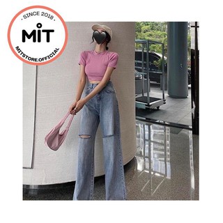 QUẦN JEANS ỐNG RỘNG MS06