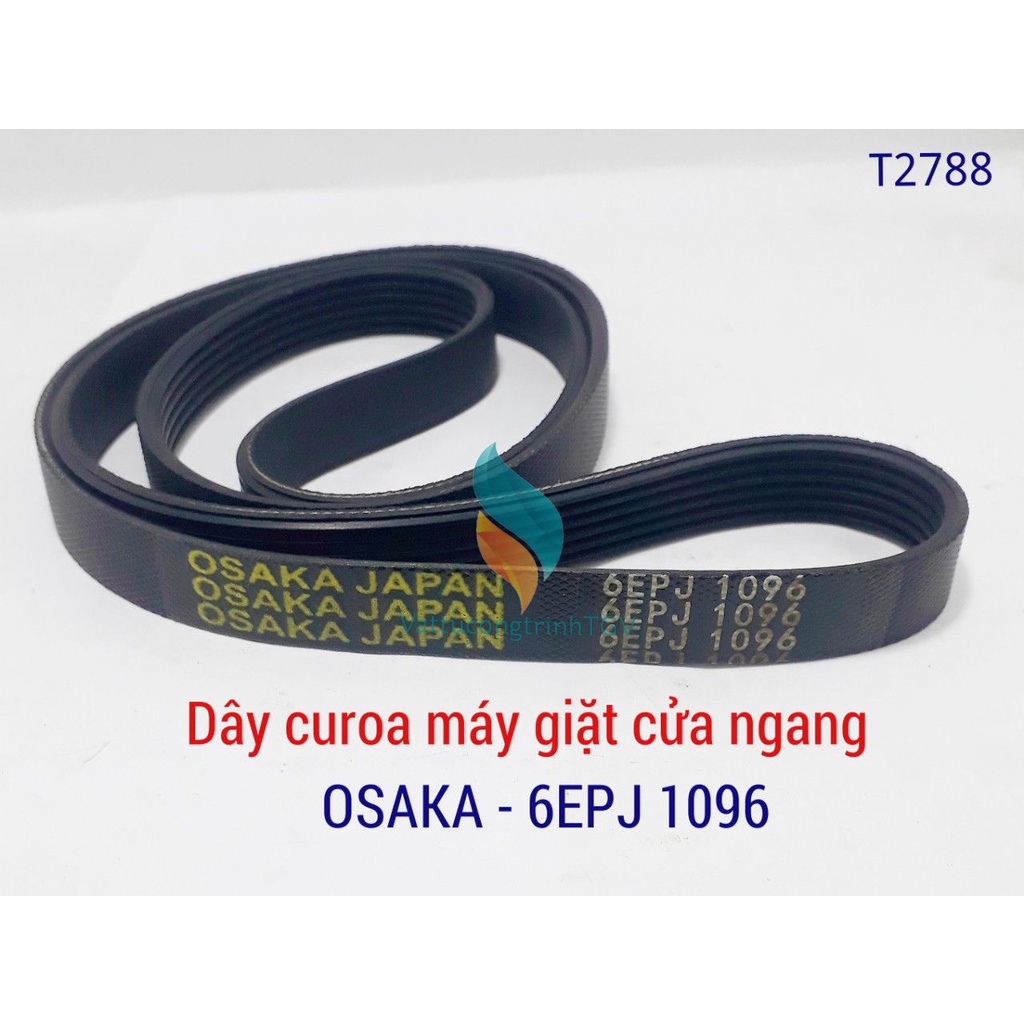 [Mã 157ELSALE hoàn 7% đơn 300K] Dây Curoa máy giặt cửa ngang 6EPJ1096 - 6 rãnh