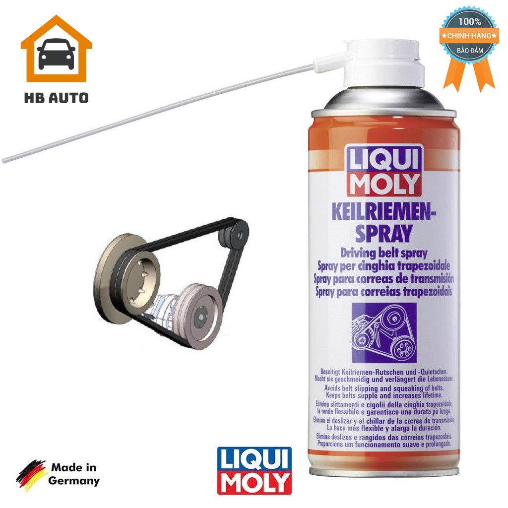 Chai Xịt Bảo Dưỡng Dây CUROA V-Belt Pray Liqui Moly 4085 400ml