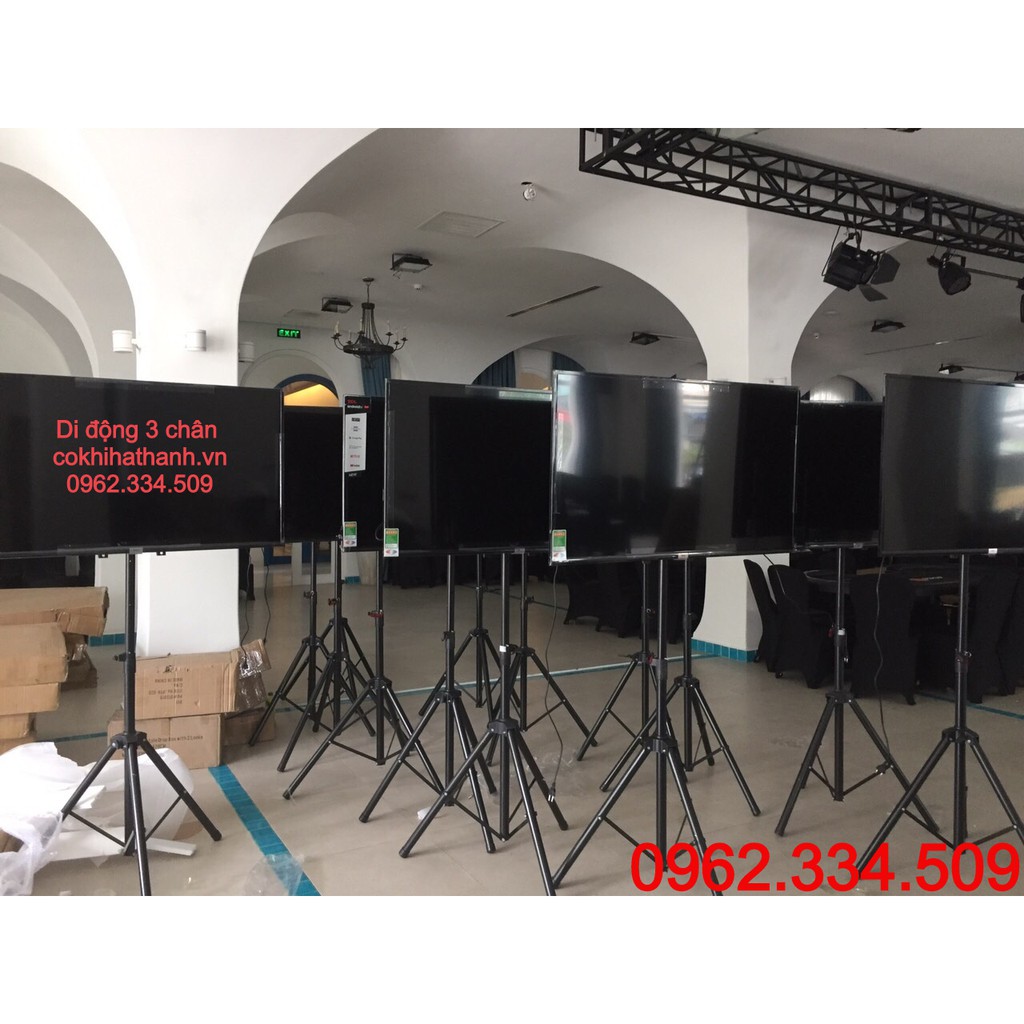 GIÁ TREO TIVI DI ĐỘNG  CHÂN 3 CHÂN HÀNG SIÊU DÀY
