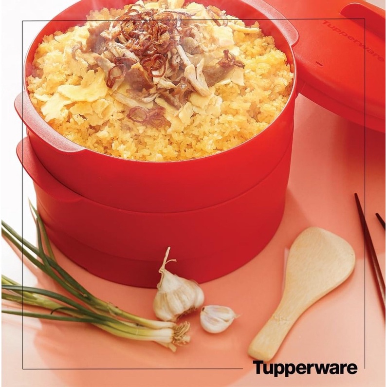 Xửng Nhựa 2 Tầng Hấp Xôi Bánh Bao - Hấp Đồ Ăn Dặm Cho Bé - Steam It Tupperware - Con Bọ Cạp