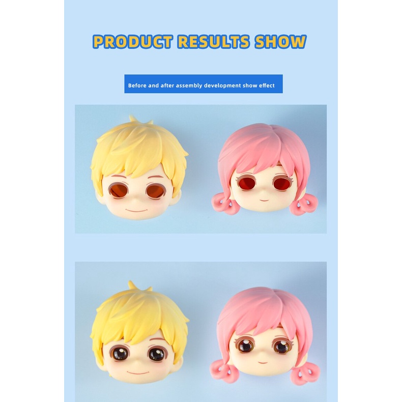 Mặt Nạ Đất Sét Cho Búp Bê Ob11