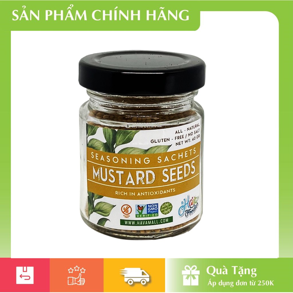 [HÀNG CHÍNH HÃNG] Hạt Mù Tạt Vàng – Mustard Seeds