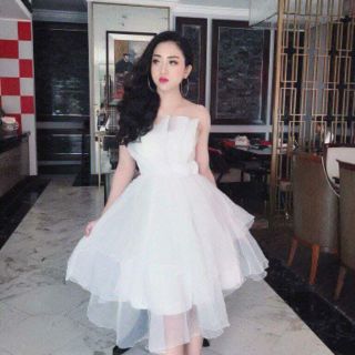 ĐẦM CUP XẾP NGỰC HOA EO CAO CẤP