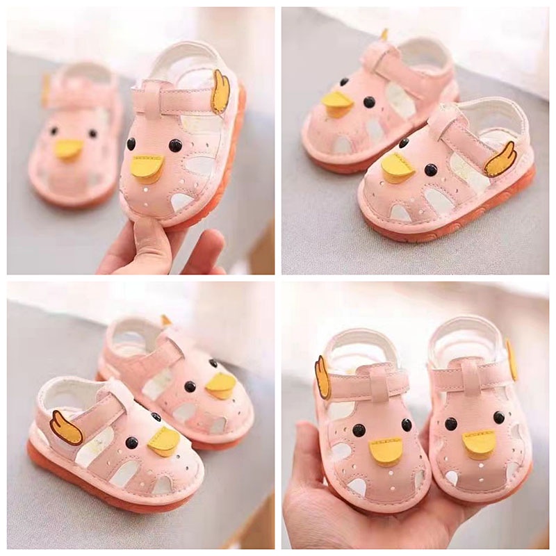 SUGE Xăng đan Đế Mềm Chống Trượt Thoáng Khí Thời Trang Cho Bé