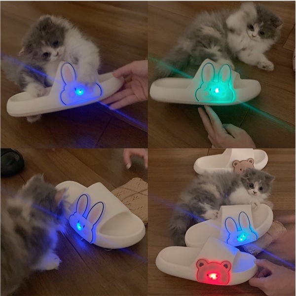 Dép Phát Sáng. Dép Quai Ngang Hình Thỏ Dễ Thương Thời Trang Mùa Hè Cho Nữ