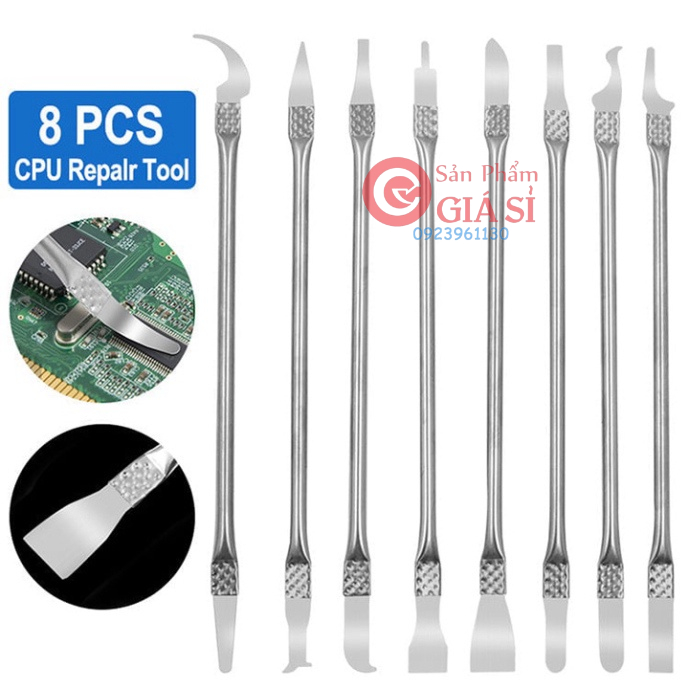 Bộ 8 đầu cạy tháo bo mạch thay thế sửa chữa bo mạch - tháo CPU tháo main laptop điện thoại ❤️freeship❤️