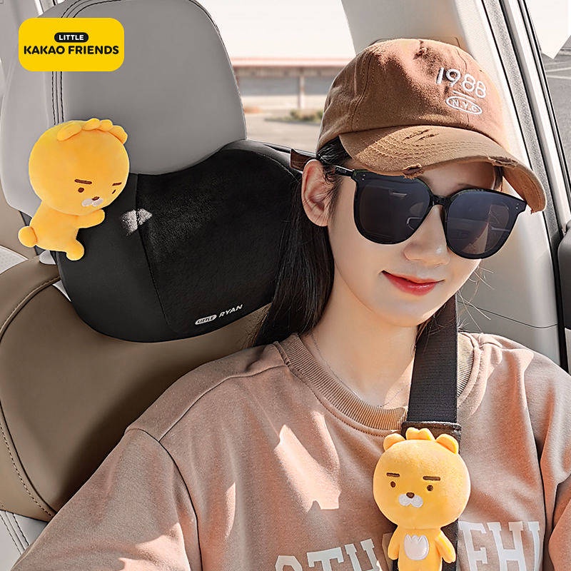 Gối tựa đầu xe hơi hỗ trợ giấc ngủ thiết kế hoạt hình đáng yêu XGQ5