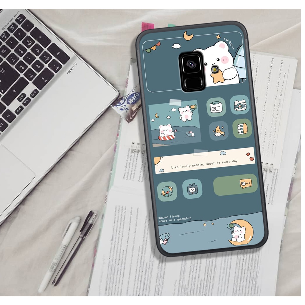 [ HOT BỎNG TAY] ỐP LƯNG SAM.SUNG A6 2018/A5 2018/A8 2018/J6 2018/A6 PLUS , IN HINH CHIBI PHI HÀNH GIA SIÊU CUTE.