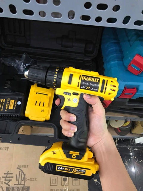 Máy Khoan Bin Bê Tông Tường Bắt Vít Khoan Sắt Gỗ 24V