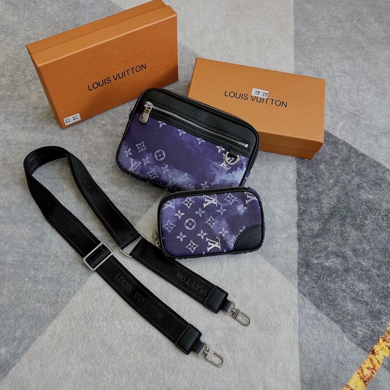Louiss Vuittonn Damier Grapphite Size : 23 x 15 x 4 Hoạ Tiết: monogram Bên trong kèm logo -Mã code Full Box   - Túi vải
