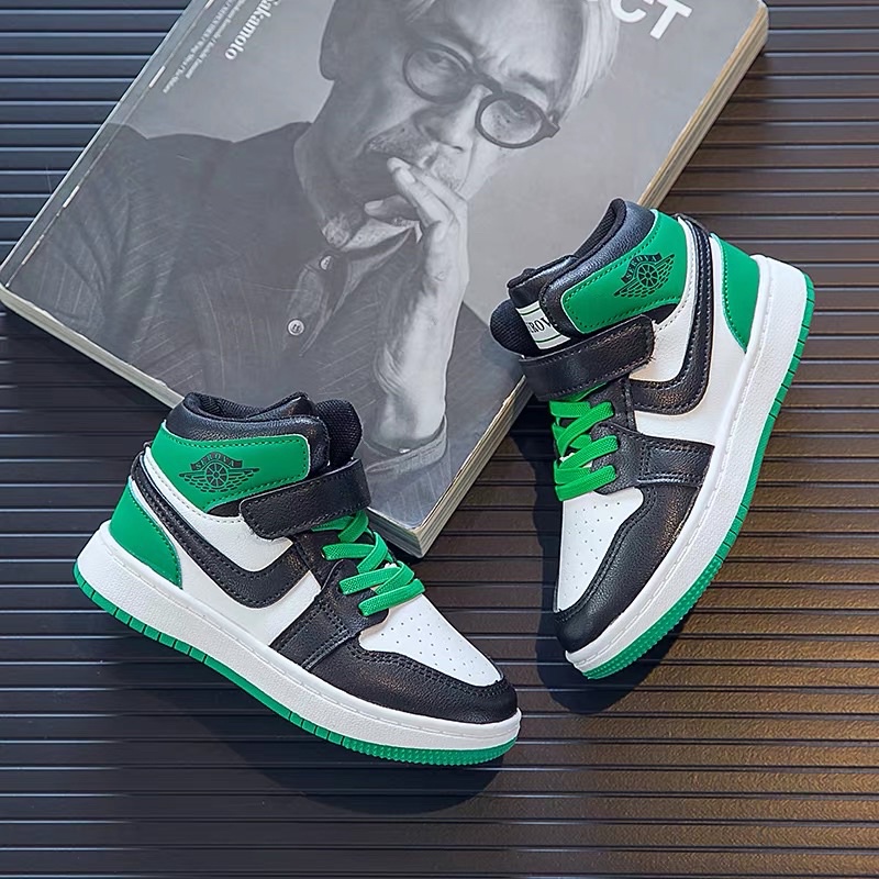 Giày thể thao cao cổ phong cách Hàn Quốc cho bé trai bé gái Quảng Châu
