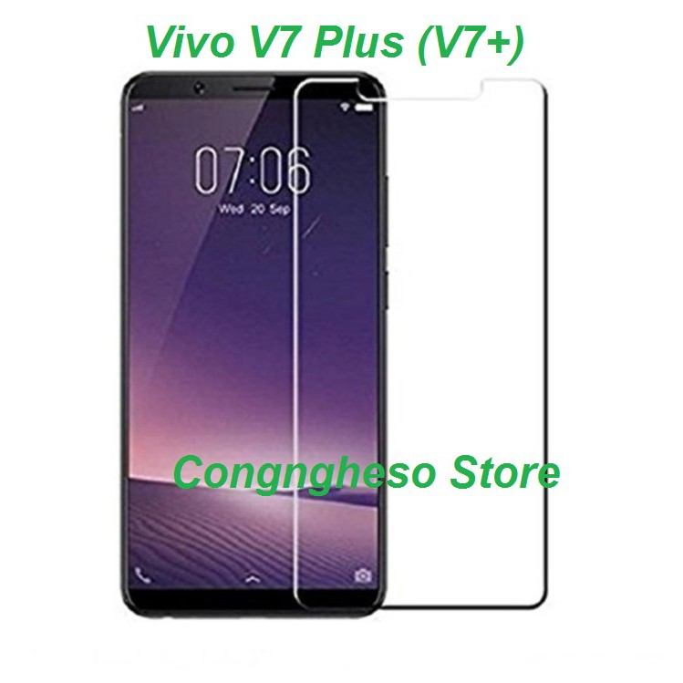 Kính cường lực Vivo V7 Plus (V7+) Kính cường lực trong suốt