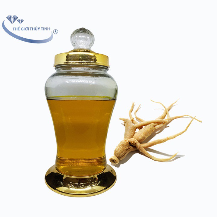 Bình Thủy Tinh Ngâm Rượu Sâm 5 Lít
