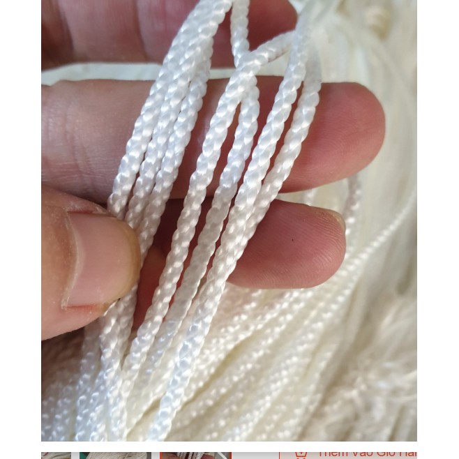 Dây dù chịu lực, dây thừng ,10m dây dù bền bỉ loại sợi 3mm,4mm,5mm,6mm,7mm,8mm,....