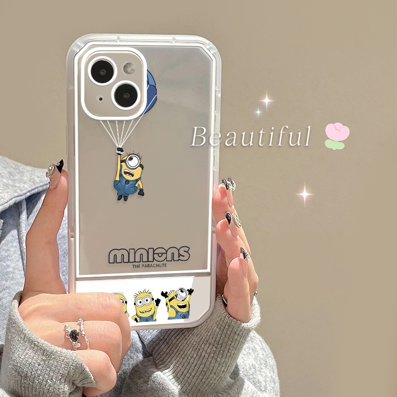Ốp Điện Thoại TPU Mềm Trong Suốt In Hình Hoạt Hình Có Giá Đỡ Cho IPhone 13 7 8 Plus X XS Max XR 1112 Pro Max SE 2020