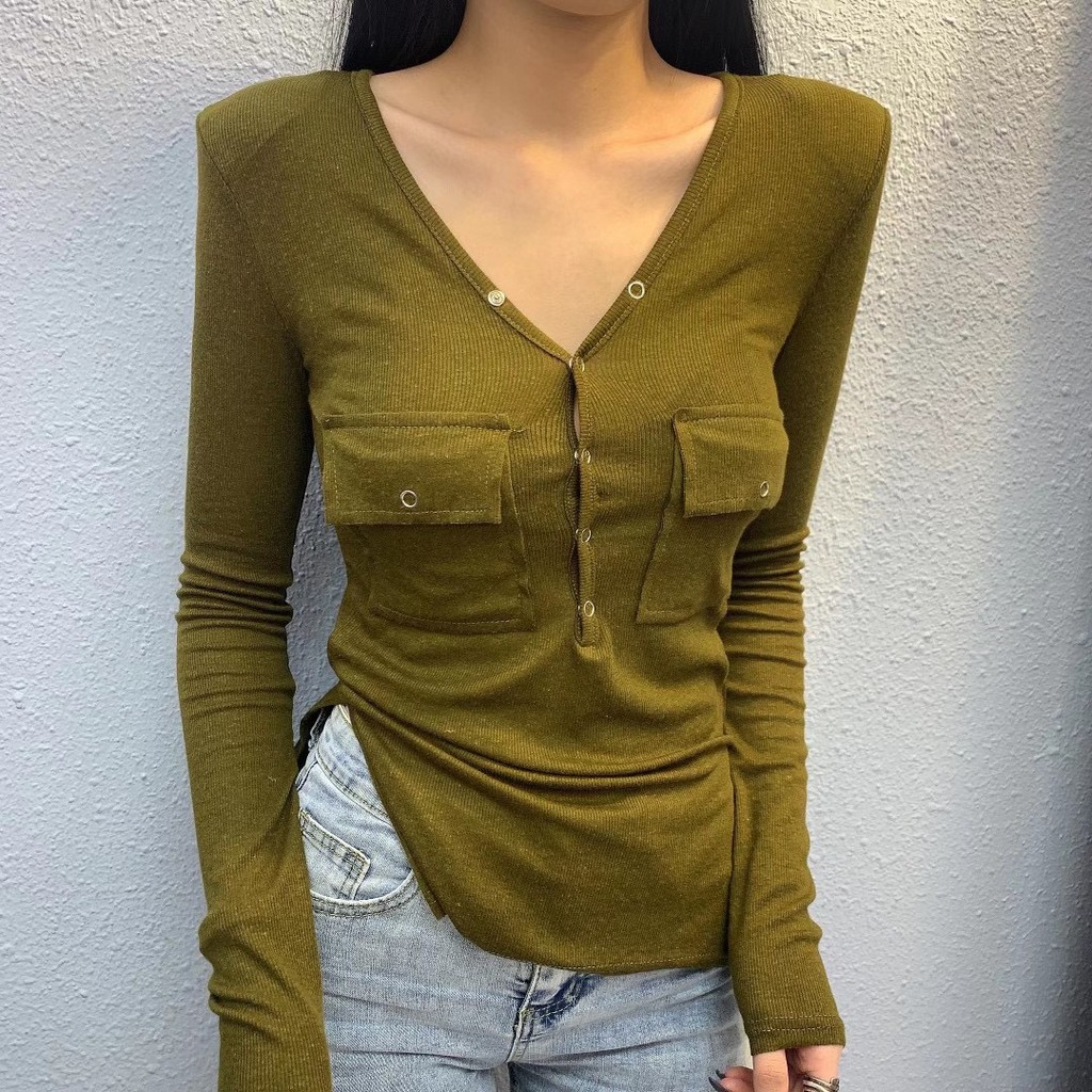 Áo thun ôm body tay dài sexy 2020 - Hàng cao cấp