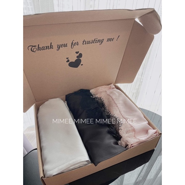 Pijama Bộ ngủ lụa tằm viền ren dài tay mimee ( ảnh thật chính chủ ) | BigBuy360 - bigbuy360.vn