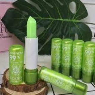 Son môi ALOE VERA chiết xuất lô hội thay đổi màu sắc