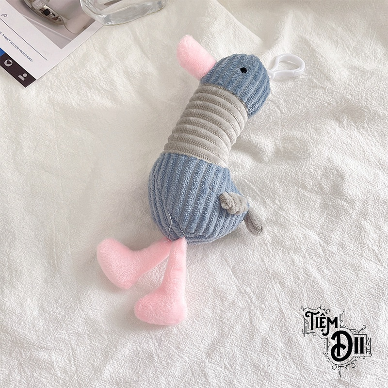 Móc Khóa Vịt Nhồi Bông Dễ Thương Món Quà Cute Dành Cho Bạn Bè Người Thân Móc Khoa Thú Bông Hình Vịt Nhiều Màu