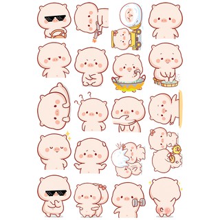 Sticker Chubby Piggy