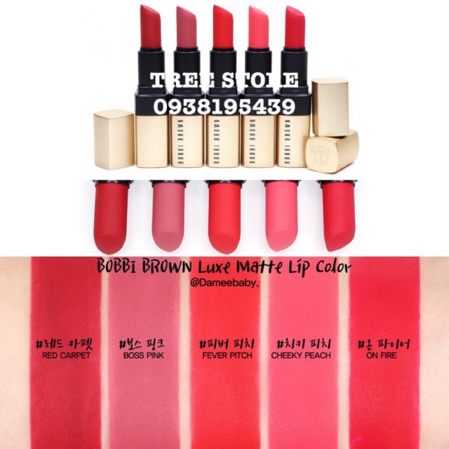 [Mã 2712FMCGSALE giảm 8% đơn 500K] [PHÂN PHỐI CHÍNH HÃNG] Son lì Bobbi Brown Luxe Matte Lip