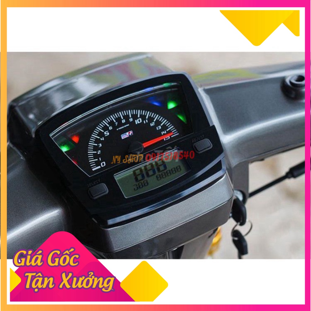 🥇 Đồng hồ  koso uma racing 1-1 cho dream II 🥇 (Ảnh Sp thật)