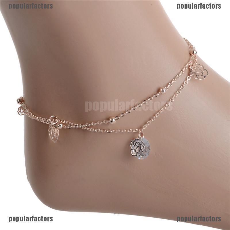 Vòng Đeo Chân Mạ Vàng Cao Cấp Thời Trang