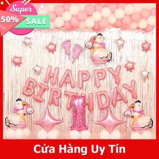 SET TRANG TRÍ SINH NHẬT TUỔI GÀ - BÓNG BAY SINH NHẬT GIÁ RẺ - TRANG TRÍ SINH NHẬT CHO BÉ TRAI, BÉ GÁI - BÓNG BAY HÌNH GÀ