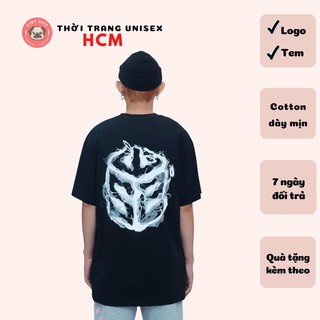Áo thun SWE hình xương, hình in to và cực đẹp, có logo SWE ở tay, phong cách Unisex AL32