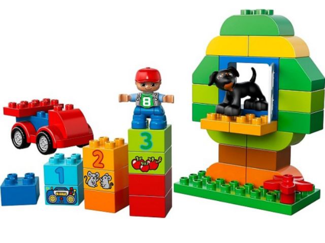 Lắp ráp LEGO Thùng Gạch Xanh DUPLO Vui Nhộn  - 10572