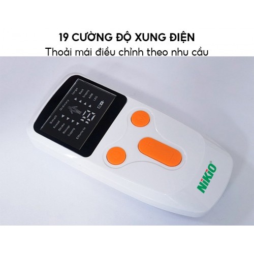Máy Xung Điện Pin Sạc 8 Miếng Dán Nikio NK-101 - Giảm Đau Nhức Tê Bì Chân Tay Hiệu Quả