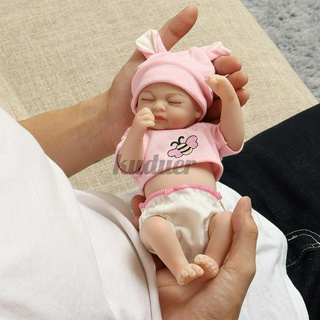Full Body Silicone Reborn Dolls Baby Girl Sleep Newborn Doll Baby Gifts Silicone Reborn Sleeping Baby