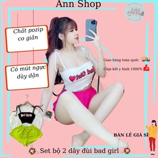 Set bộ 2 dây đùi bad gỉl có mút ngực- ann9399- Siêu hot