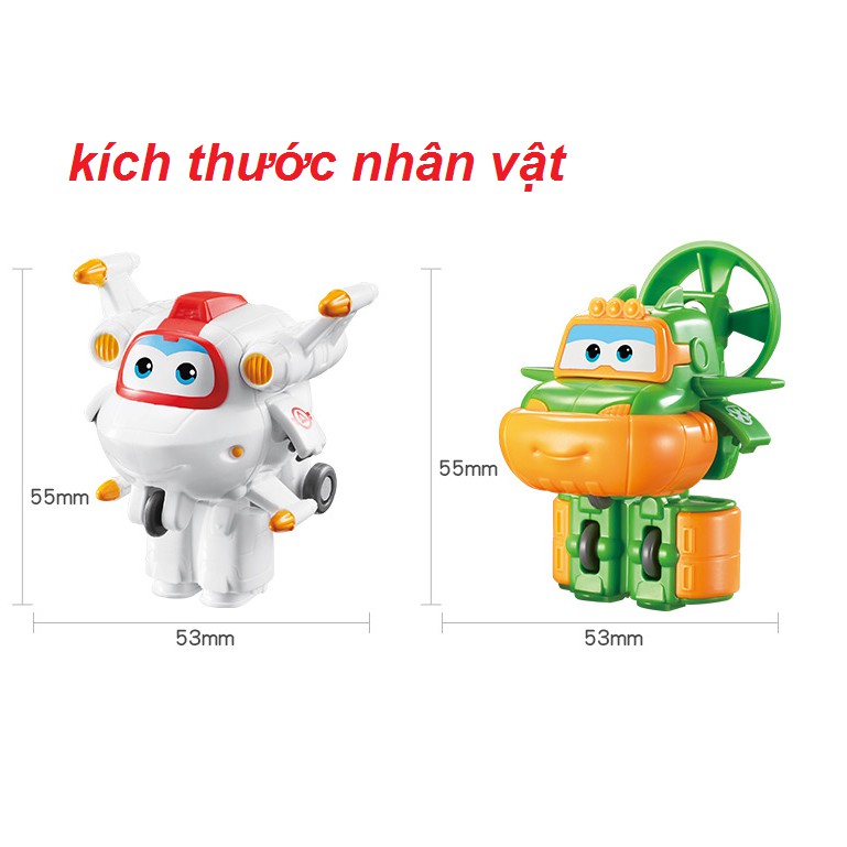 Swampy Super wings đội bay siêu đẳng máy bay biến thành rô bốt mini đồ chơi trẻ em