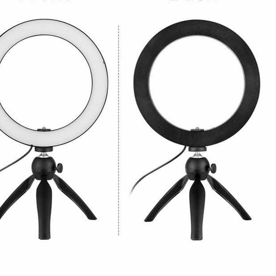 Giá Đỡ Ba Chân 3 Chân + Vòng Đèn Led + 3 Chế Độ Chiếu Sáng Hỗ Trợ Chụp Ảnh Selfie Cho Điện Thoại | BigBuy360 - bigbuy360.vn