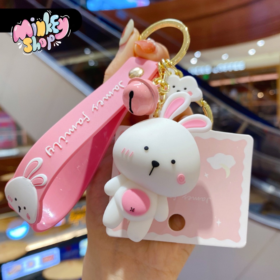 Móc Khóa Đẹp Hình Thú Cute phụ kiện Túi Xách dễ thương -Minkey