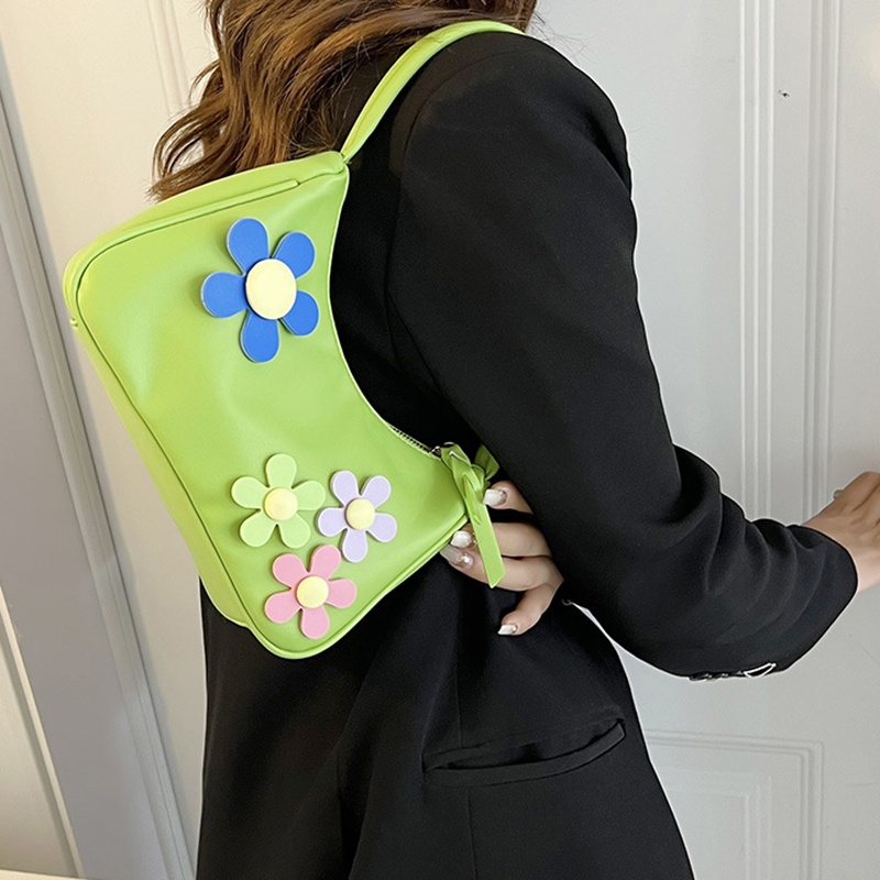 Túi Đeo Vai Hình Hoa Dễ Thương Phong Cách Hàn Quốc Cho Nữ