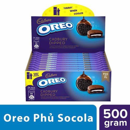 Bánh Quy Oreo phủ Sôcôla Sữa 500g