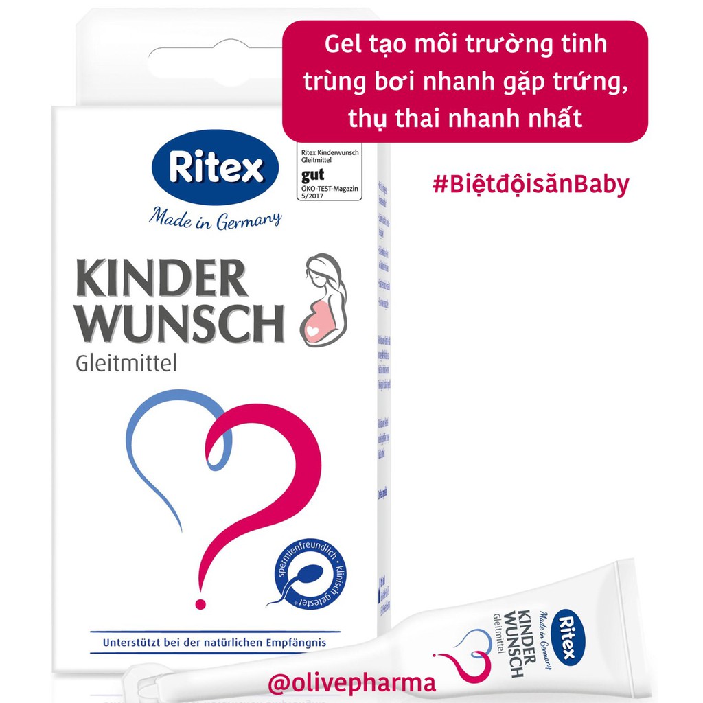 Ritex Kinderwunsch Đức hỗ trợ thụ thai