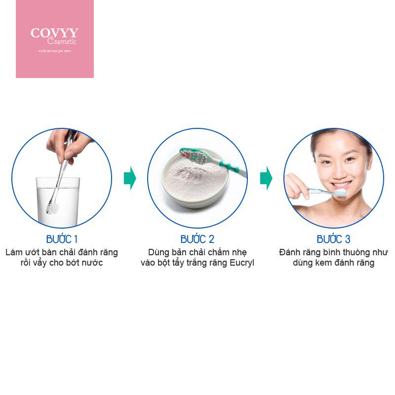 Kem Đánh Răng Và Bột Làm Trắng Răng Eucryl Toothpowder