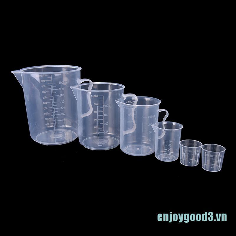 Cốc Đong Bằng Nhựa Dung Tích 20 / 30 / 50 / 300 / 500 / 1000ml Tiện Dụng