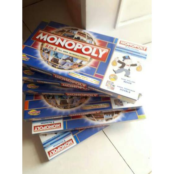 Bộ Cờ Tỷ Phú Monopoly 5 Trong 1 Chất Lượng Cao