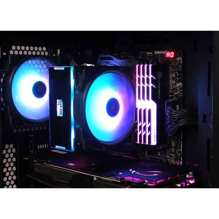 Tản nhiệt CPU PCcooler GI-D56A RGB với 5 Heatpipes 120mm PWM Fan