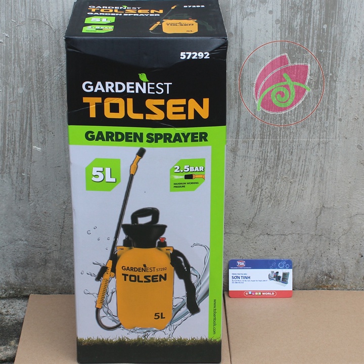 Bình phun tưới cây phun sương 5 lít cao cấp Tolsen 57292 phun xịt khử trùng sát khuẩn thuốc diệt côn trùng
